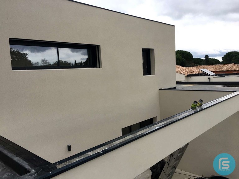 étanchéité villa toiture plate epdm Castres