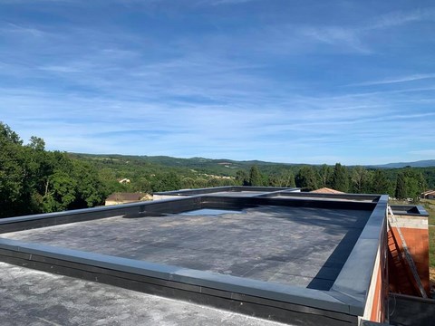 étanchéité villa toiture plate epdm Castres